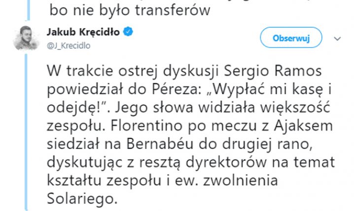 OSTRE spięcie w szatni Pereza z Ramosem!